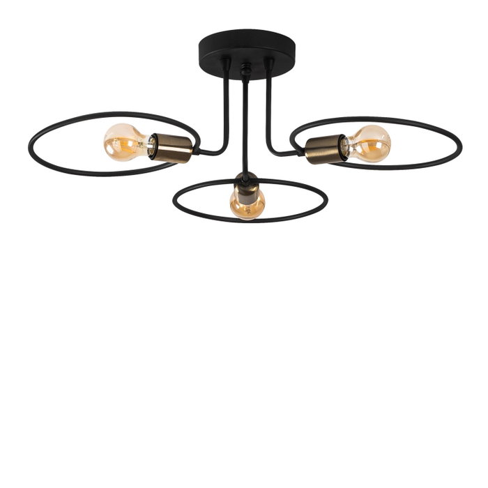 Opviq Circle - 1341 Lámpara de araña en negro Opviq Circle - 1341 Lámpara de araña en negro